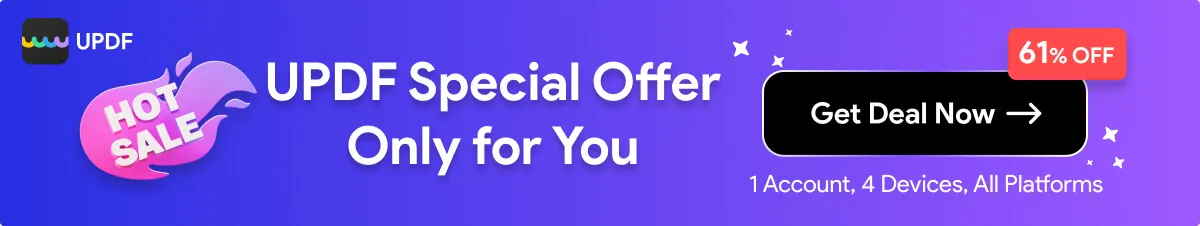 updf special offer