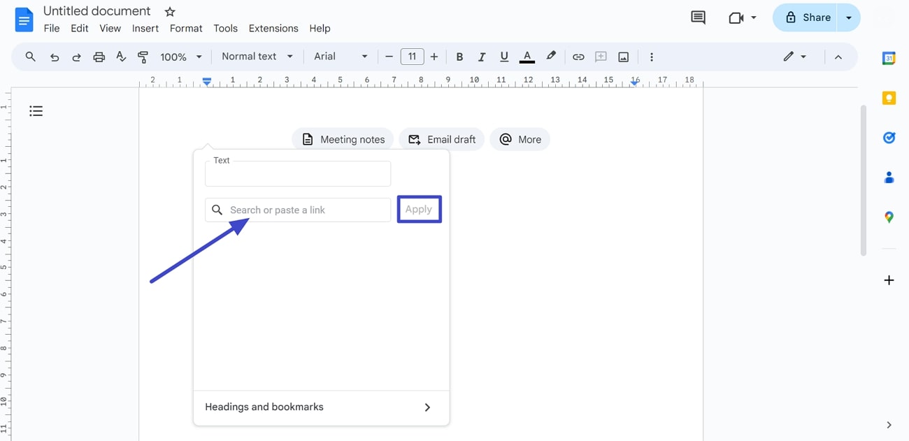 how to insert a pdf into google docs paste link