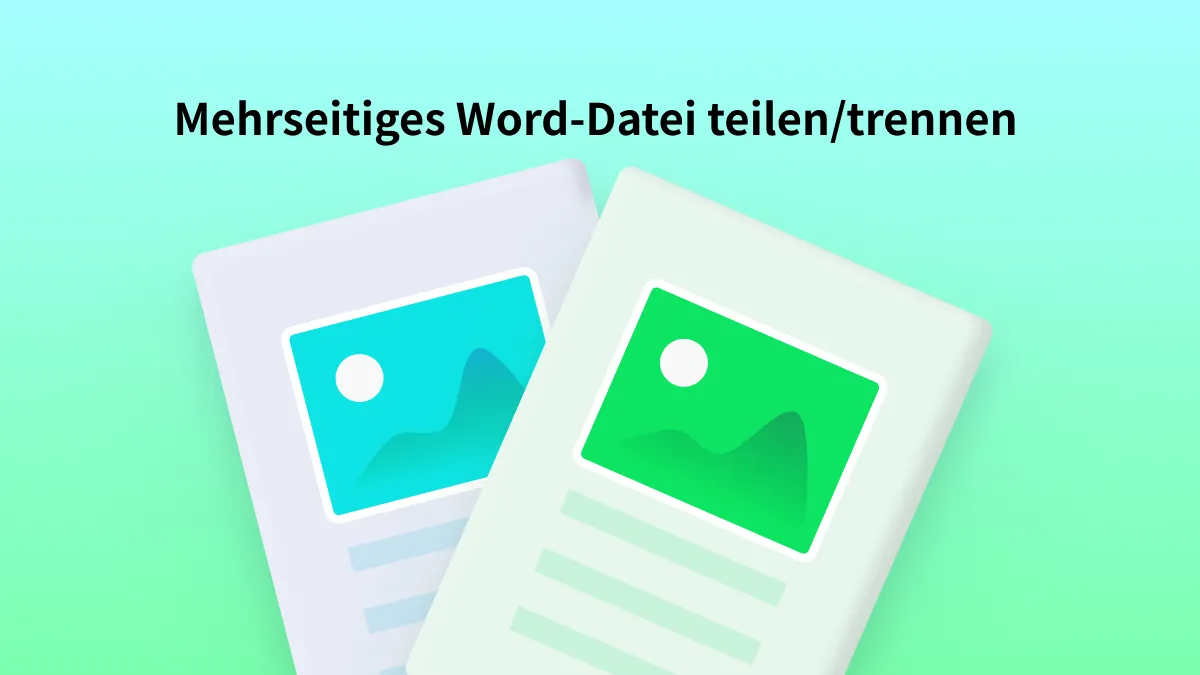 Wie Sie ein mehrseitiges Word-Seite teilen/trennen [Ultimative Anleitung]