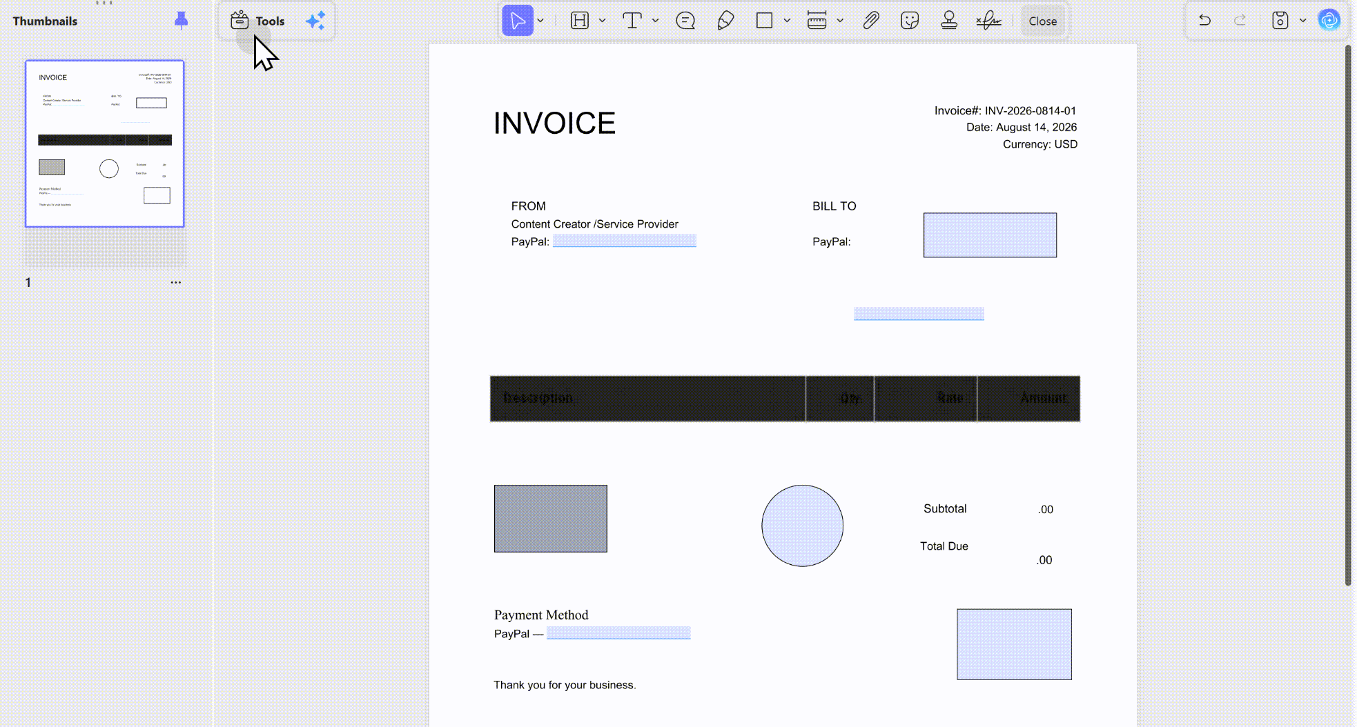 wrap text in pdf