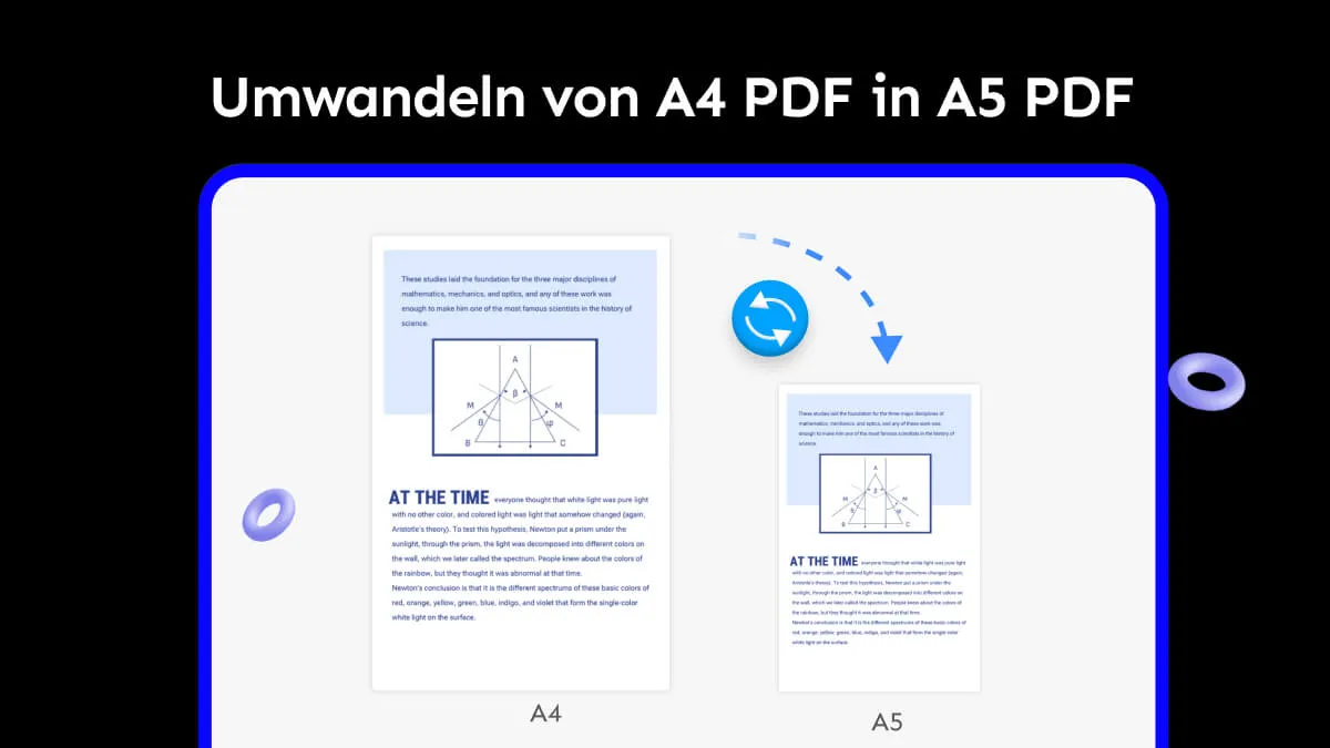 Wie Sie mit UPDF ein A4 PDF in A5 umwandeln