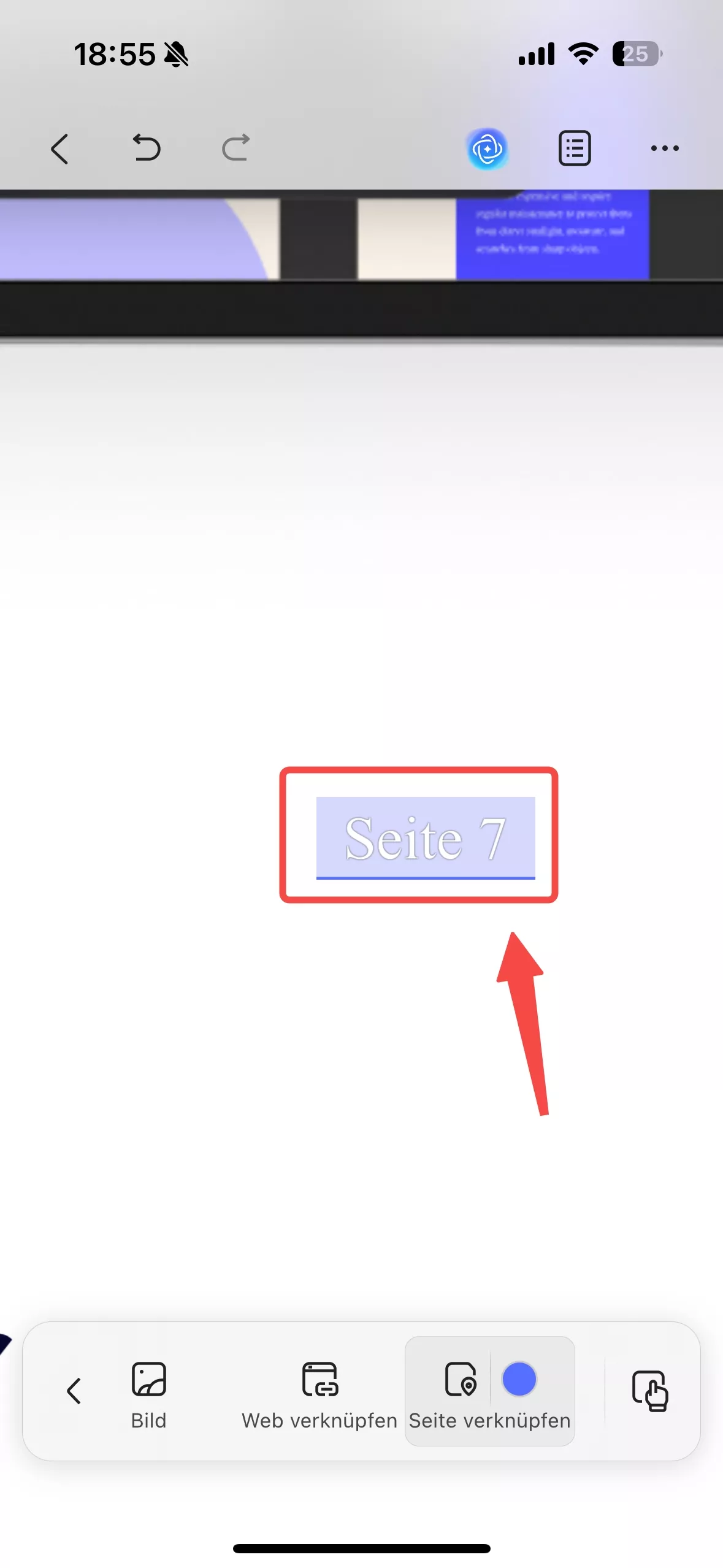 Link zur Seite bearbeiten