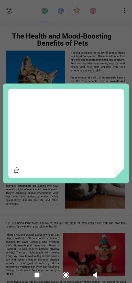 pdf sticky notes updf android