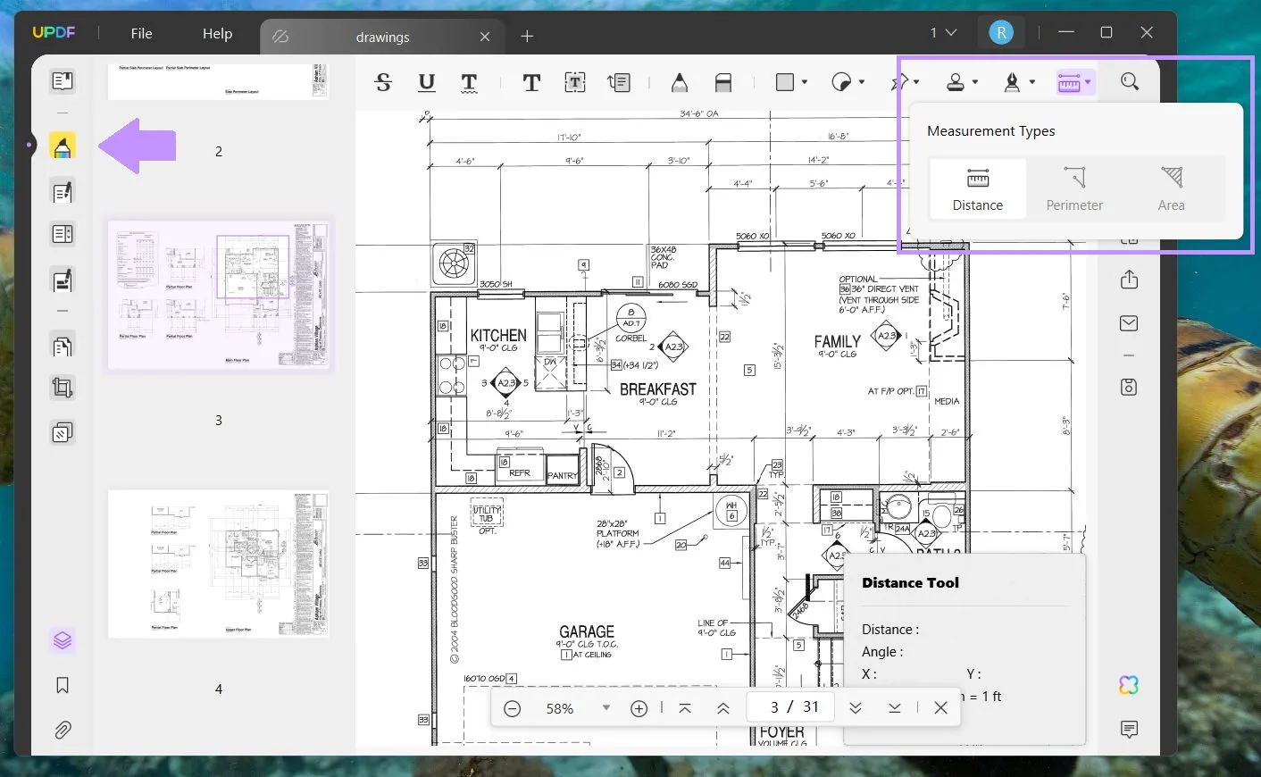 adobe acrobat measure tool updf annotate