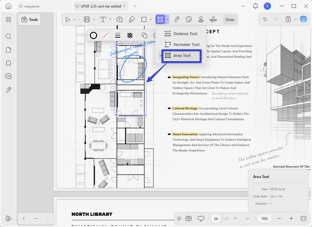 adobe acrobat ölçüm aracı updf alanı
