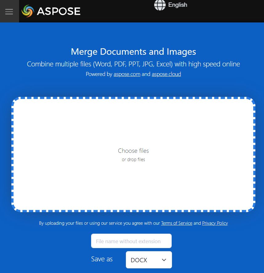 merge pdf and word aspose