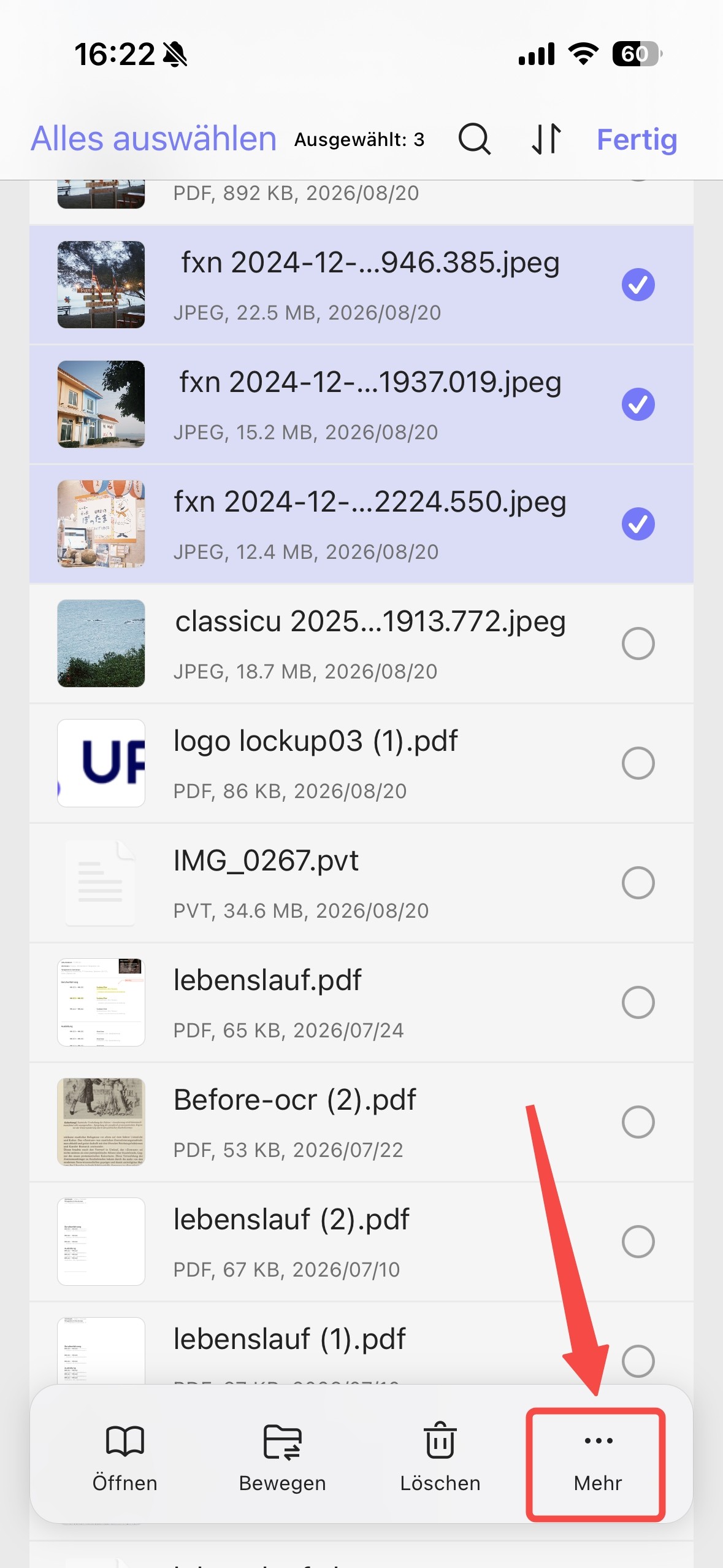 Mehrere Bilder in eine PDF umwandeln