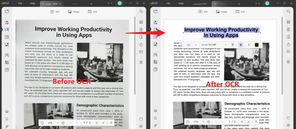 Learning How to Sharpen PDF Blurry Text Online and Offline|UPDF