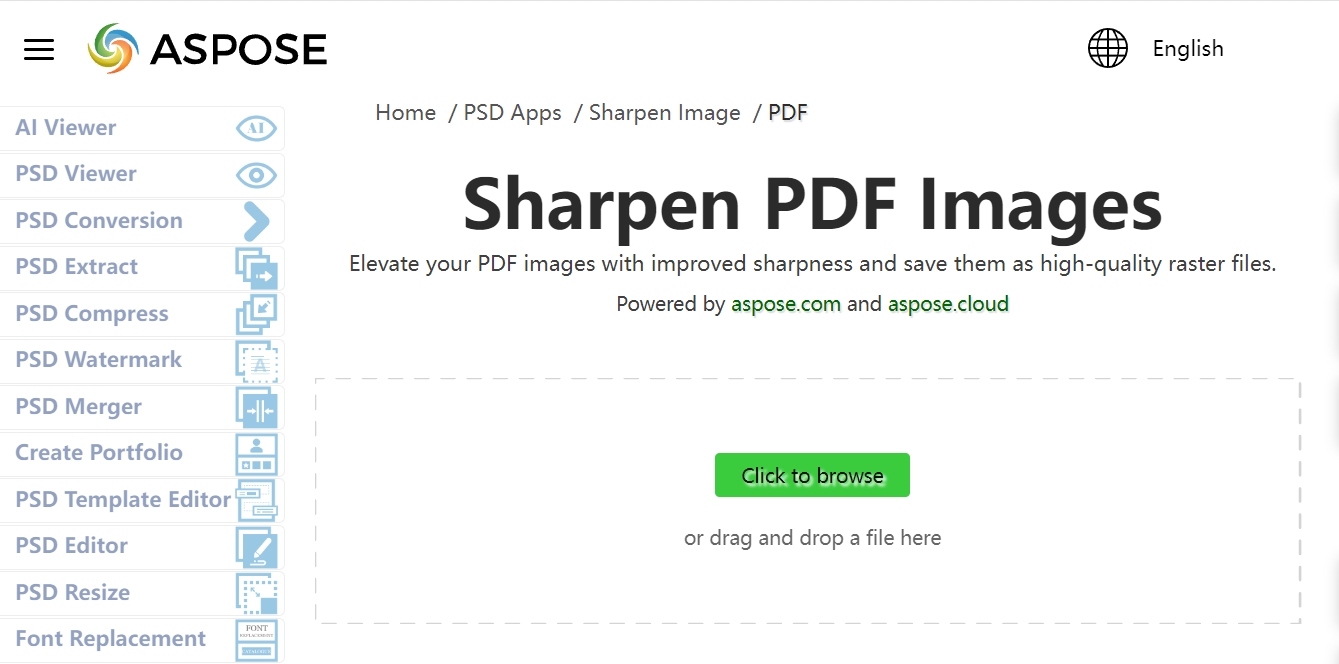 sharpen pdf ASPOSE