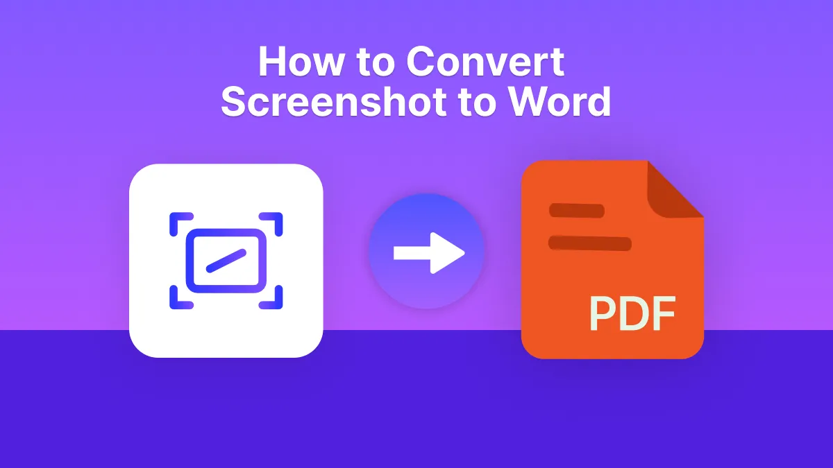 How to Convert Screenshot to Word? (5 Ways)