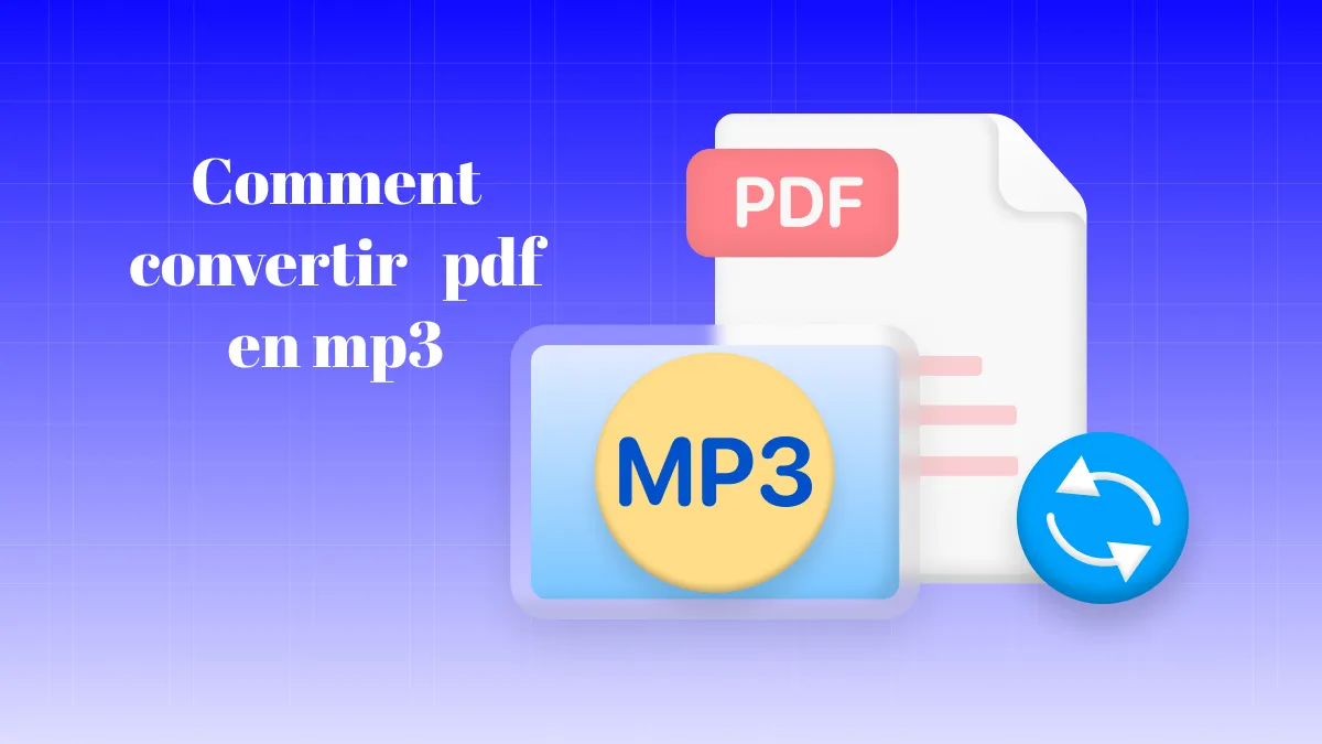 3 façons gratuites de convertir un PDF en fichier MP3