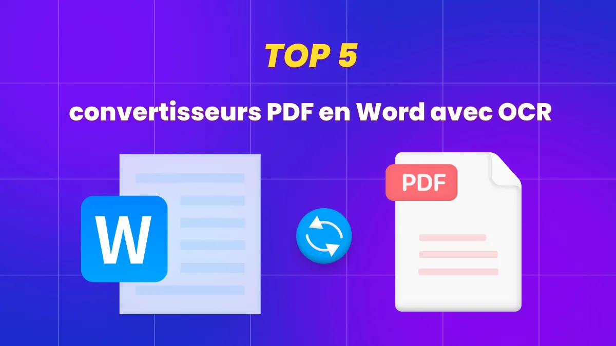 5 meilleurs convertisseurs PDF en Word avec OCR disponibles sur le marché