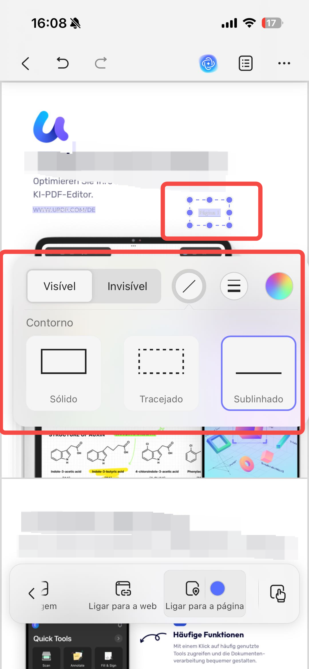 editar propriedades