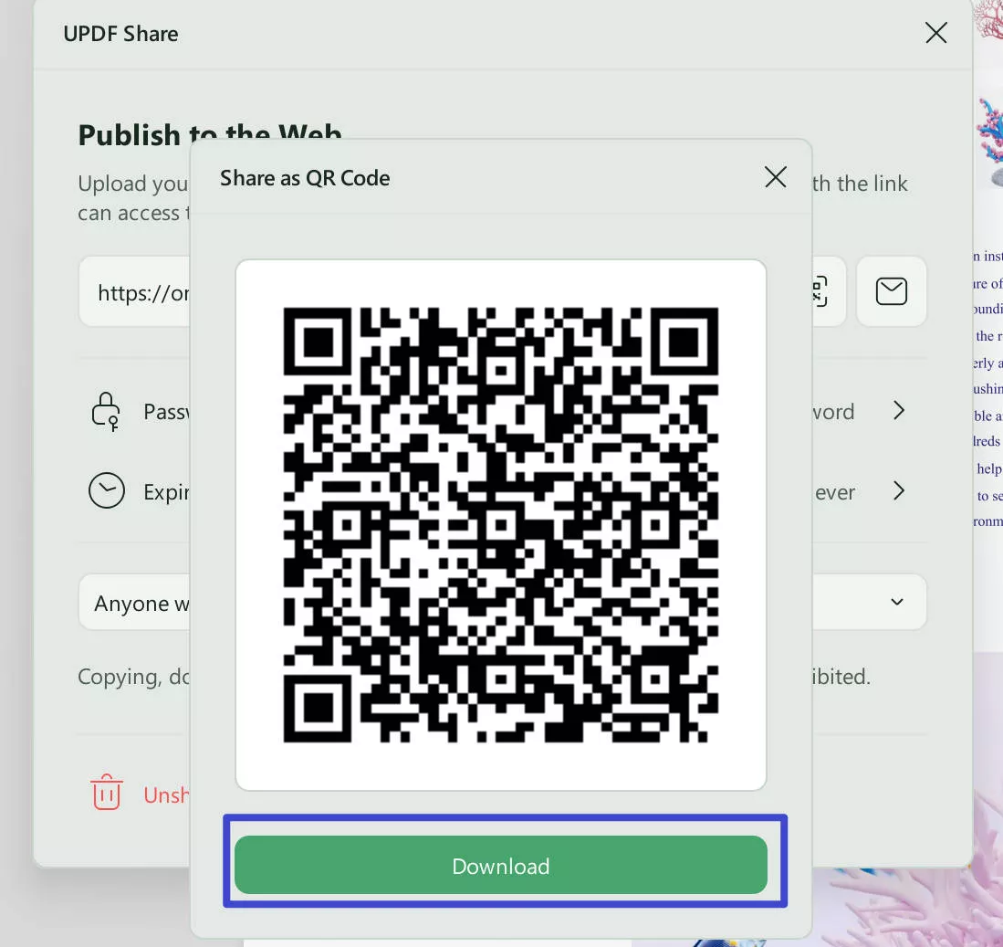 pdf qr code generator updf download