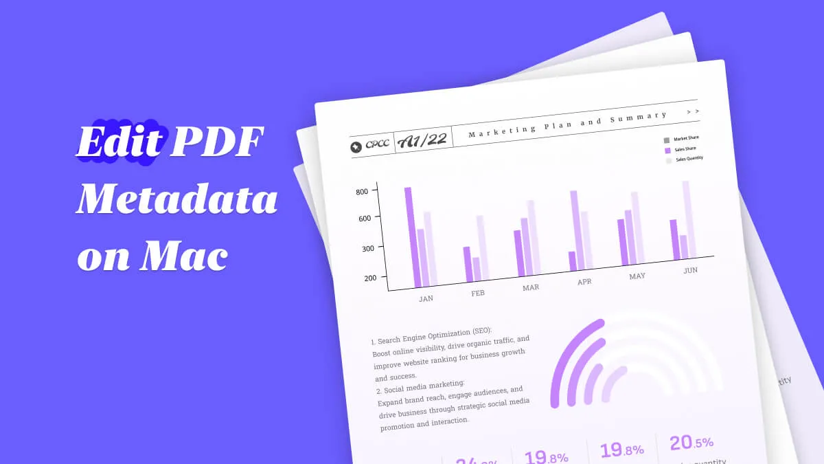 Learn How to Edit PDF Metadata on Mac with The Best Method