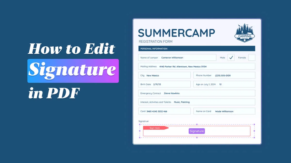 [2024] How to Edit Your Signature in PDF: 2 Best Ways