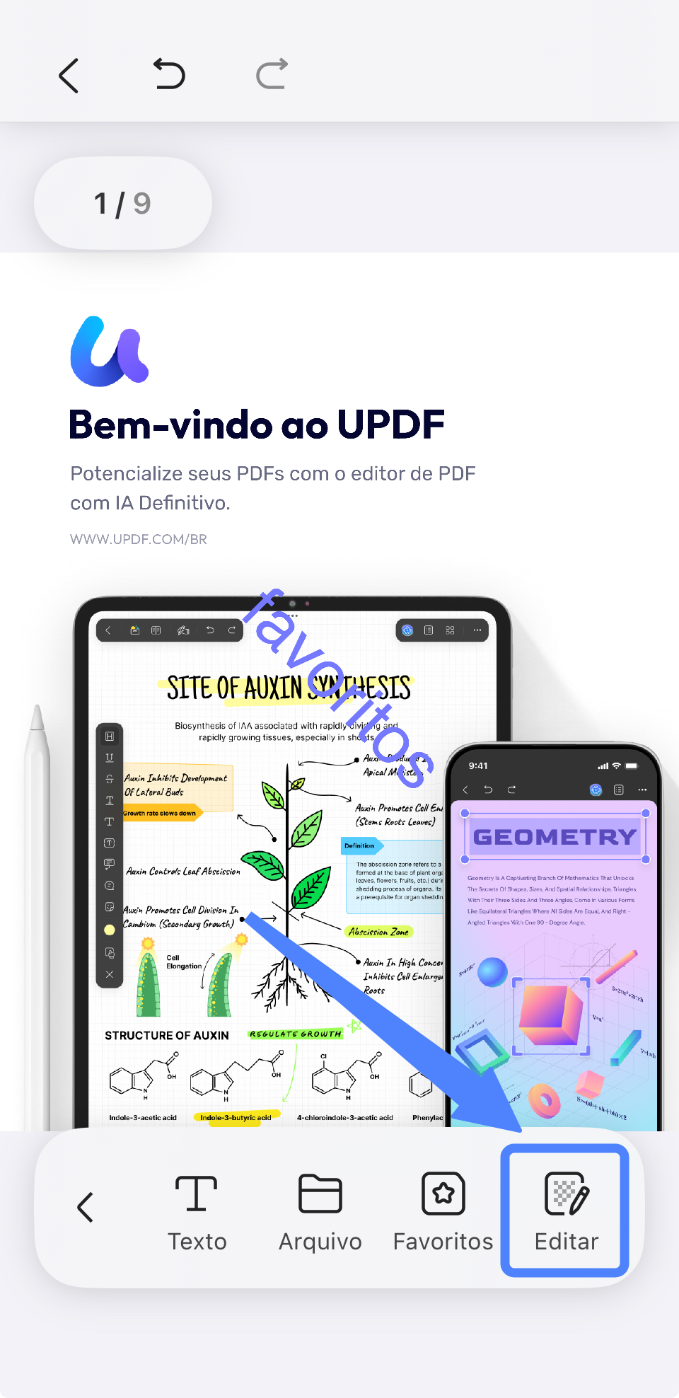 editar favoritos
