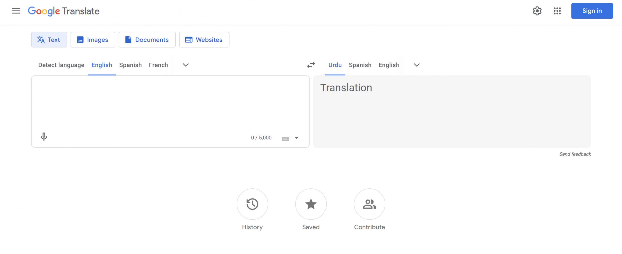 translate english to urdu pdf google translate