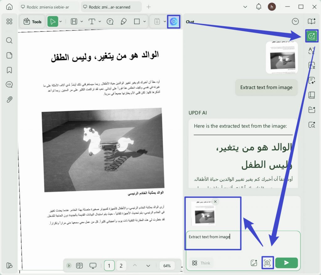 How to Convert Arabic PDF to Text Easily | UPDF