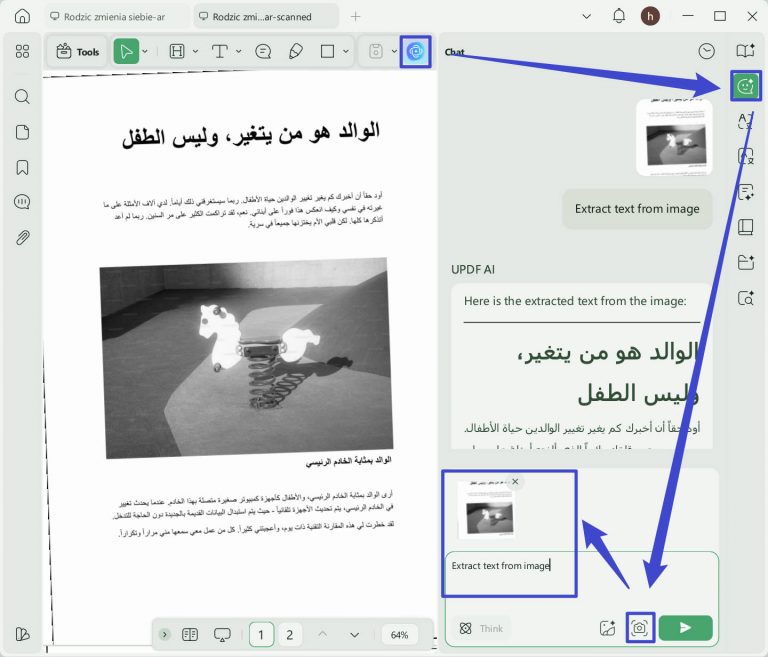 How to Convert Arabic PDF to Text Easily | UPDF