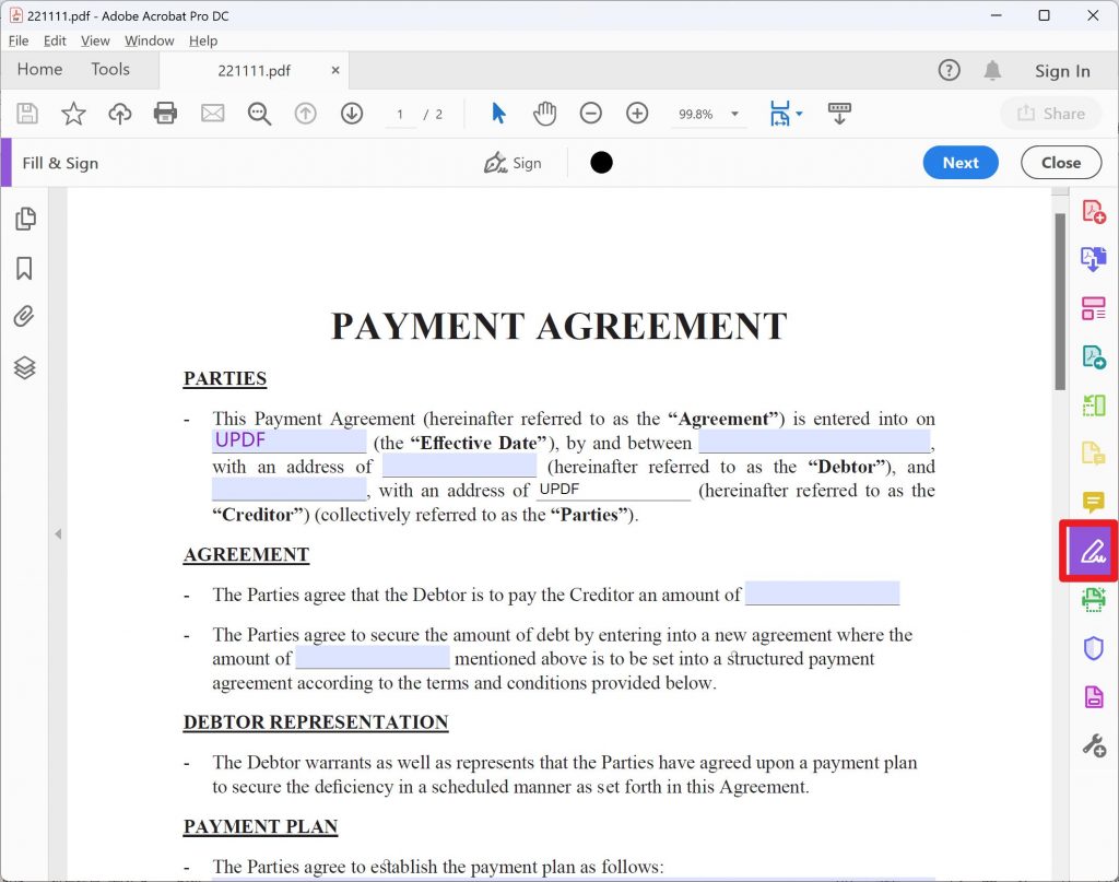 The Easiest Ways to Fill Out PDF Form on Windows - UPDF