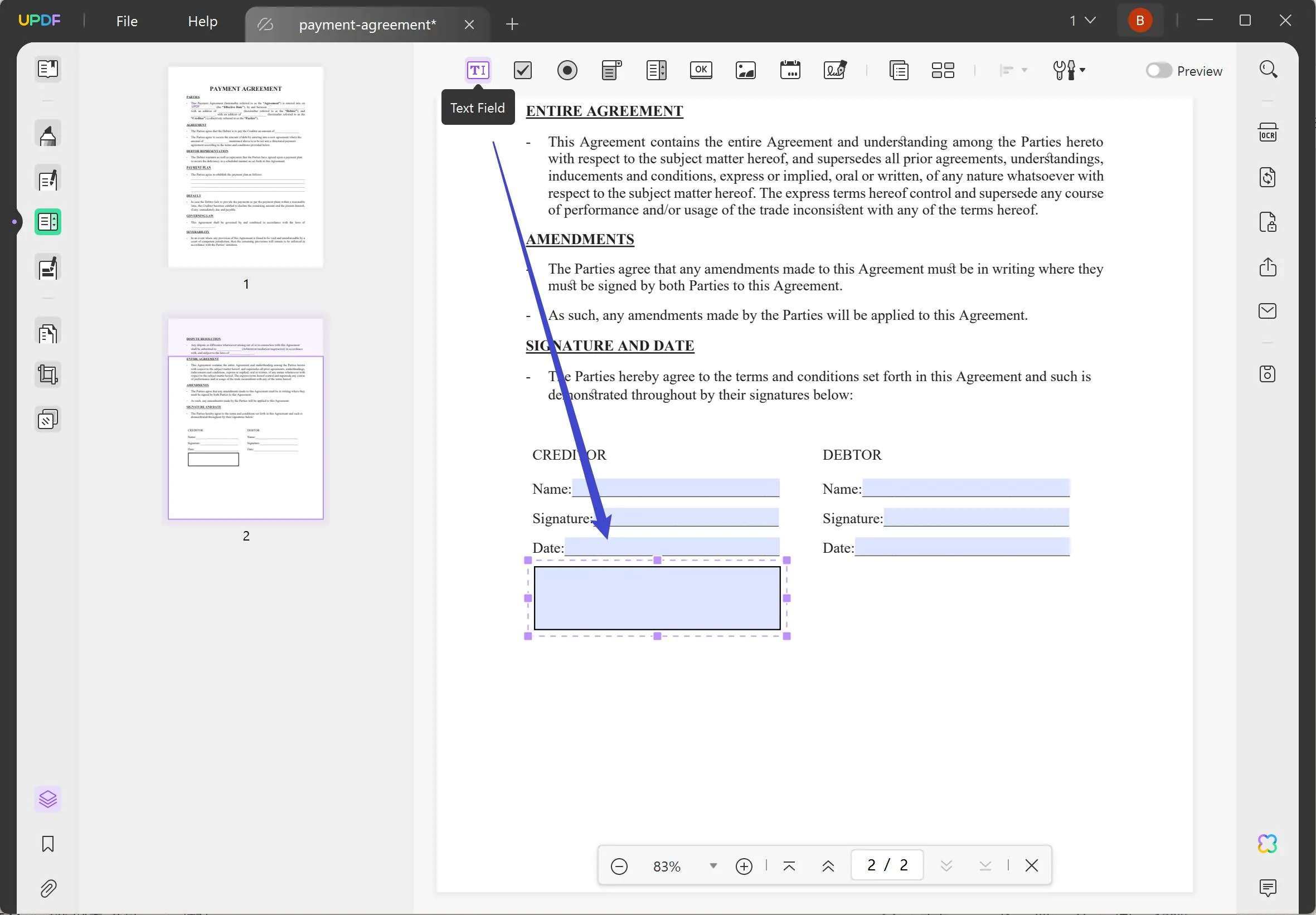 fill out pdf form windows updf