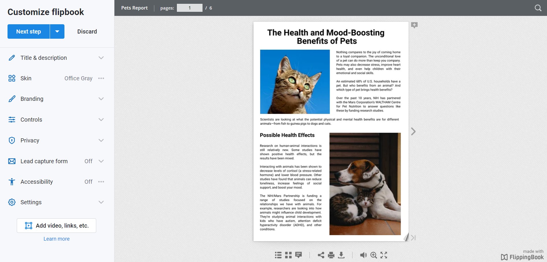 interactive pdf creator flippingbook