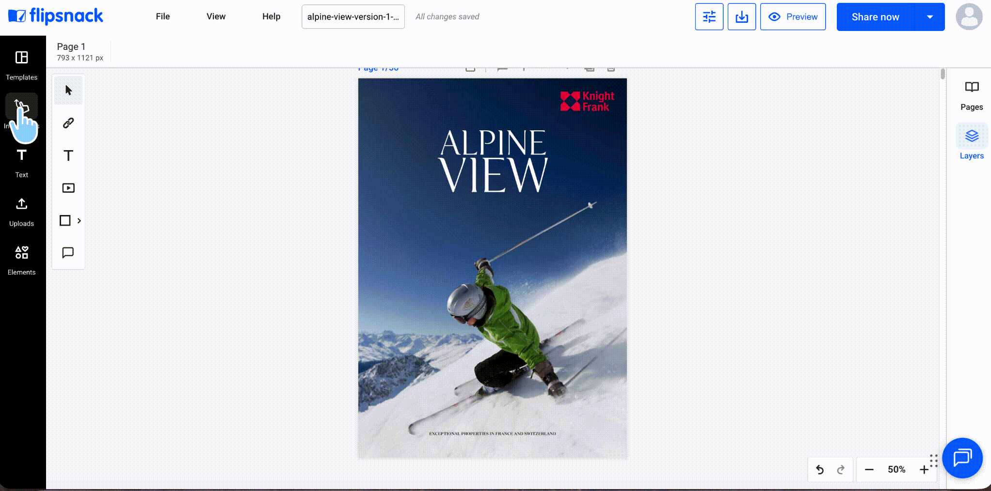 flipsnack convert pdf into a hosted filpbbok
