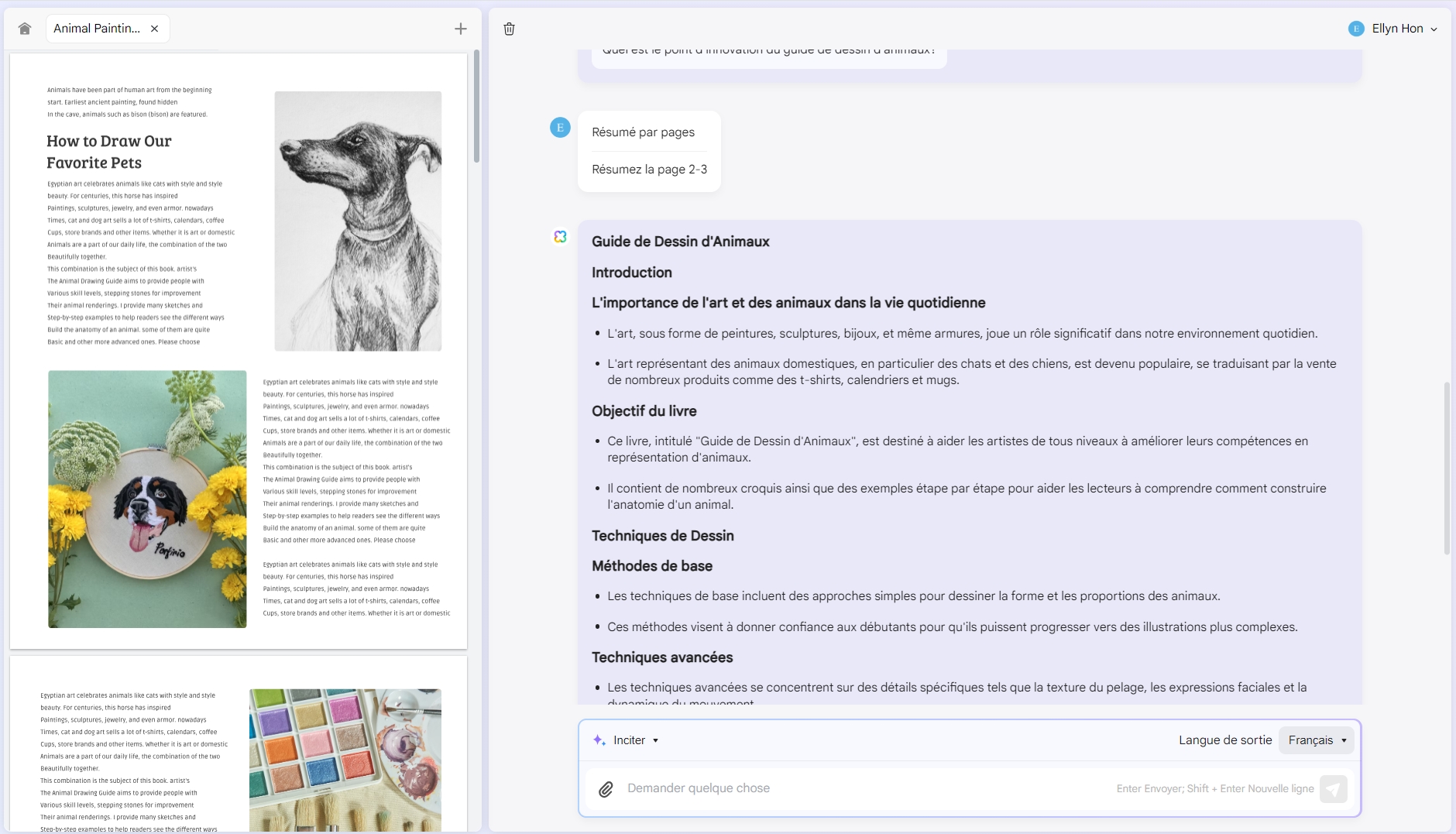 résumer pdf par pages resultat