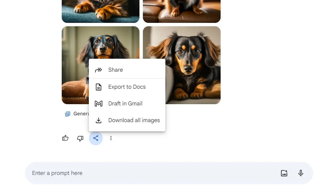 comment utiliser le générateur d'images google gemini partager