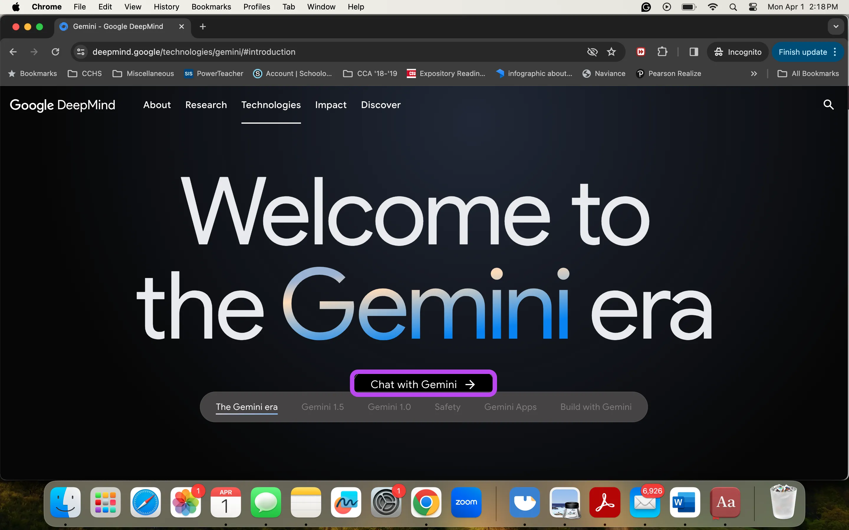 google gemini visit website