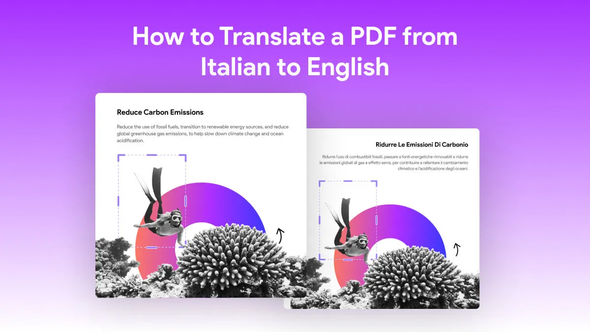 [2024] How to Translate a PDF from Italian to English?