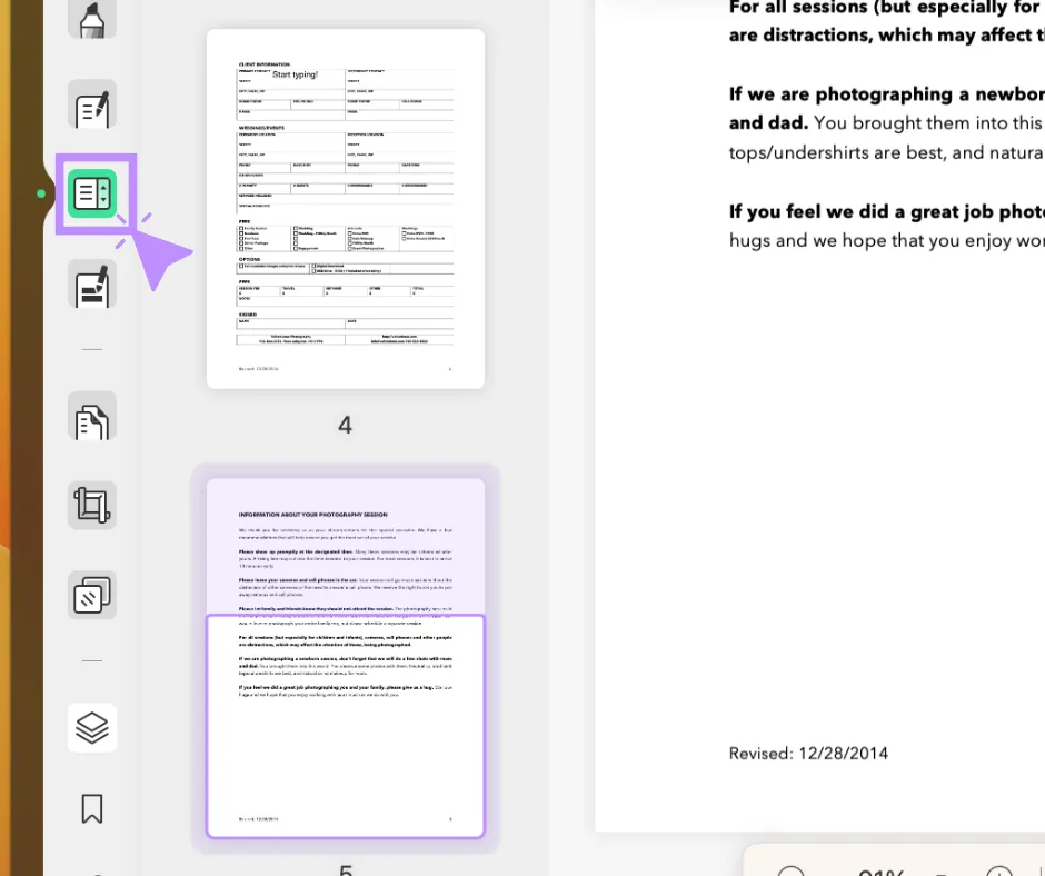 how to write on a PDF form prepare form
