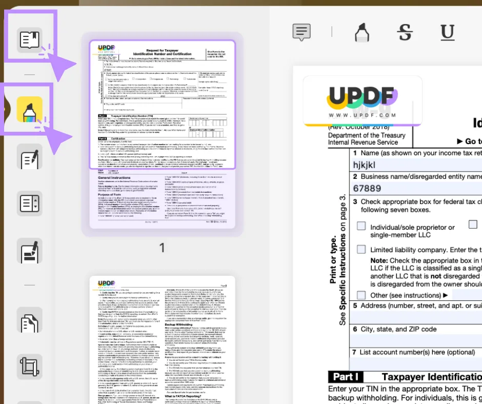 how to write on a PDF form comment