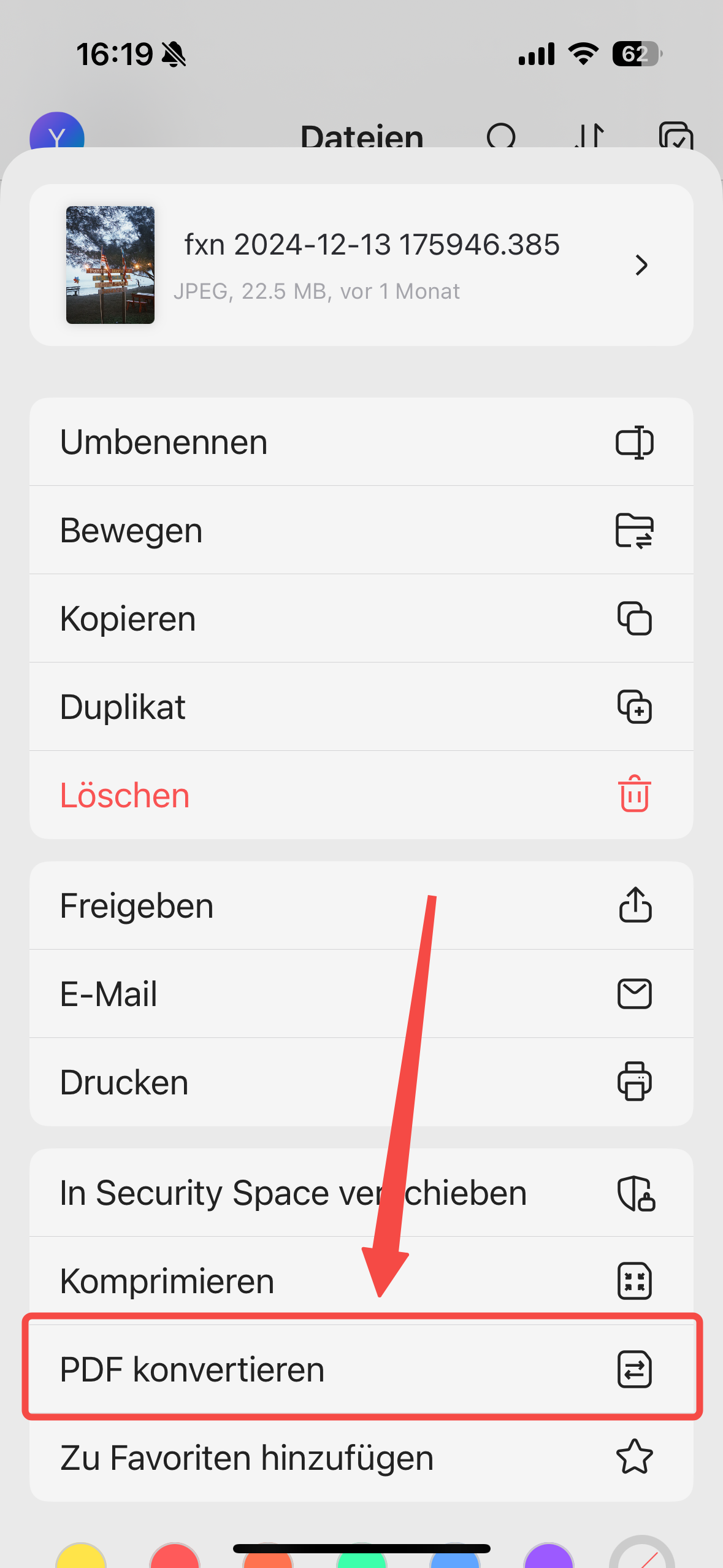 Ein einzelnes Foto mit UPDF in PDF umwandeln