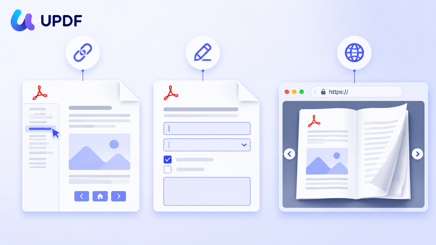 interative pdf with fillable form vs flipbook