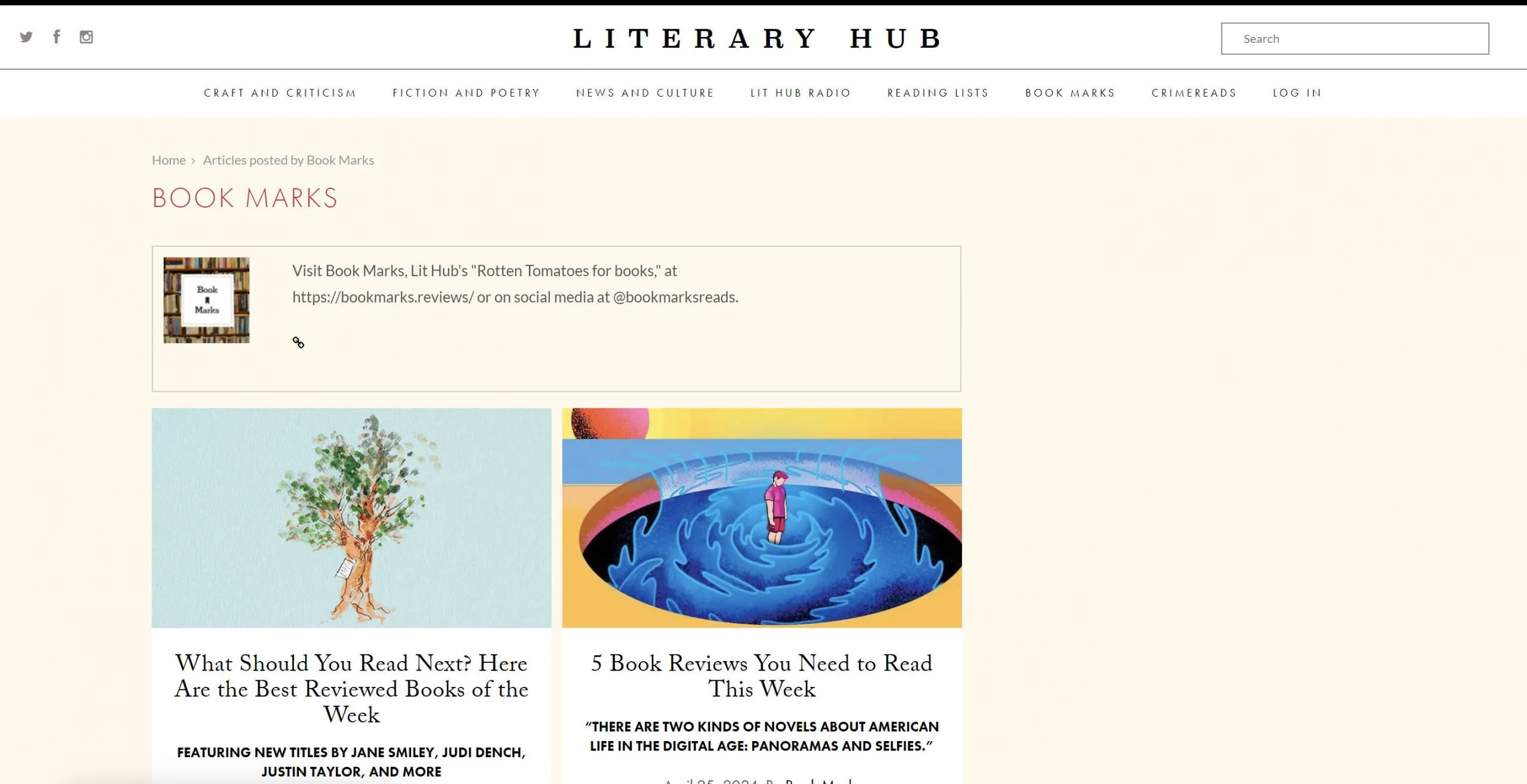 goodreads alternatives literary hub book mark