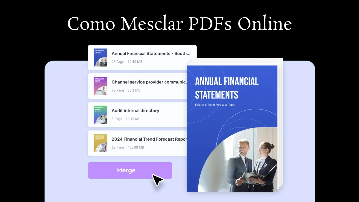 Quatro Principais Maneiras de Mesclar PDF Online