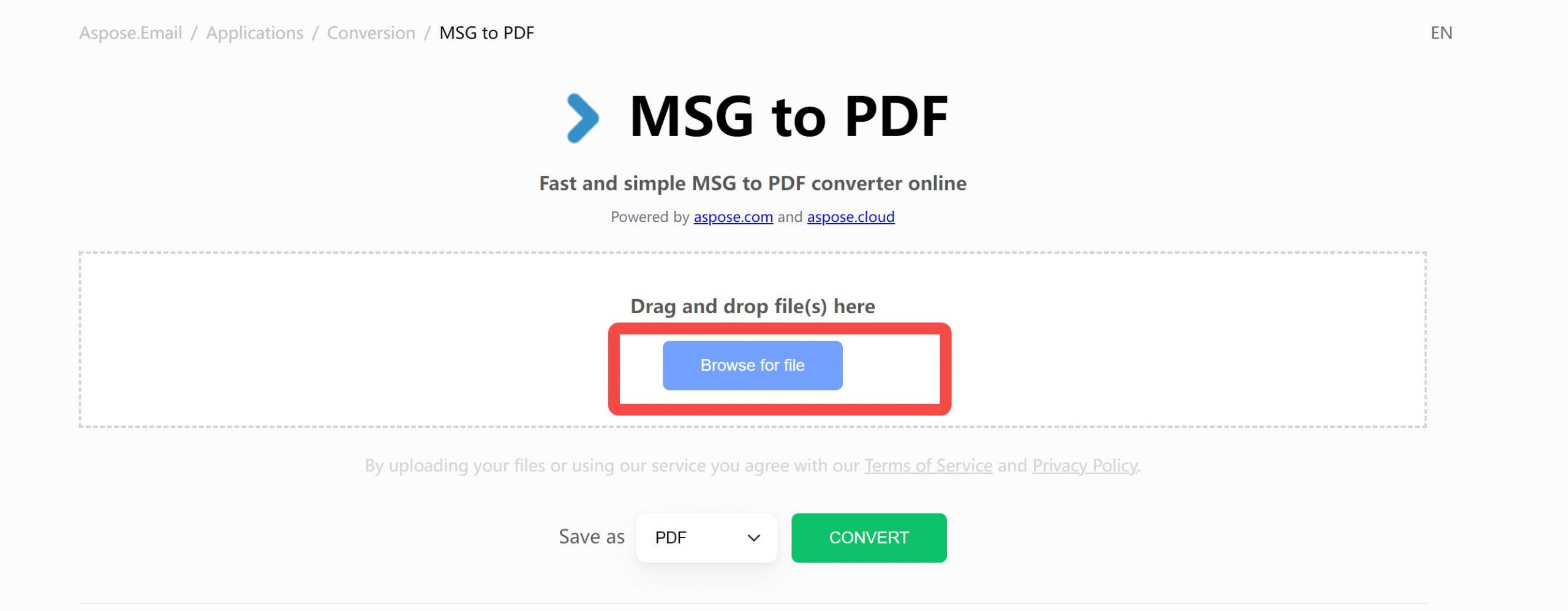 msg to pdf aspose
