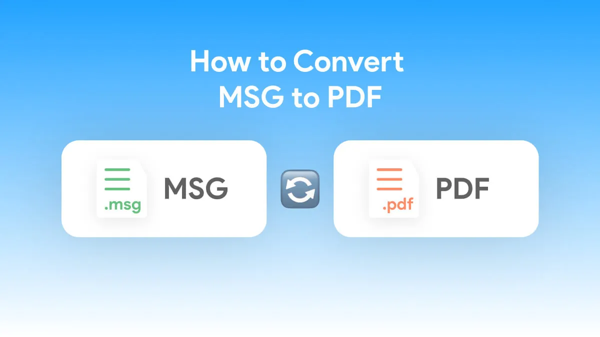 Efficient MSG to PDF Conversion: A Comprehensive Guide