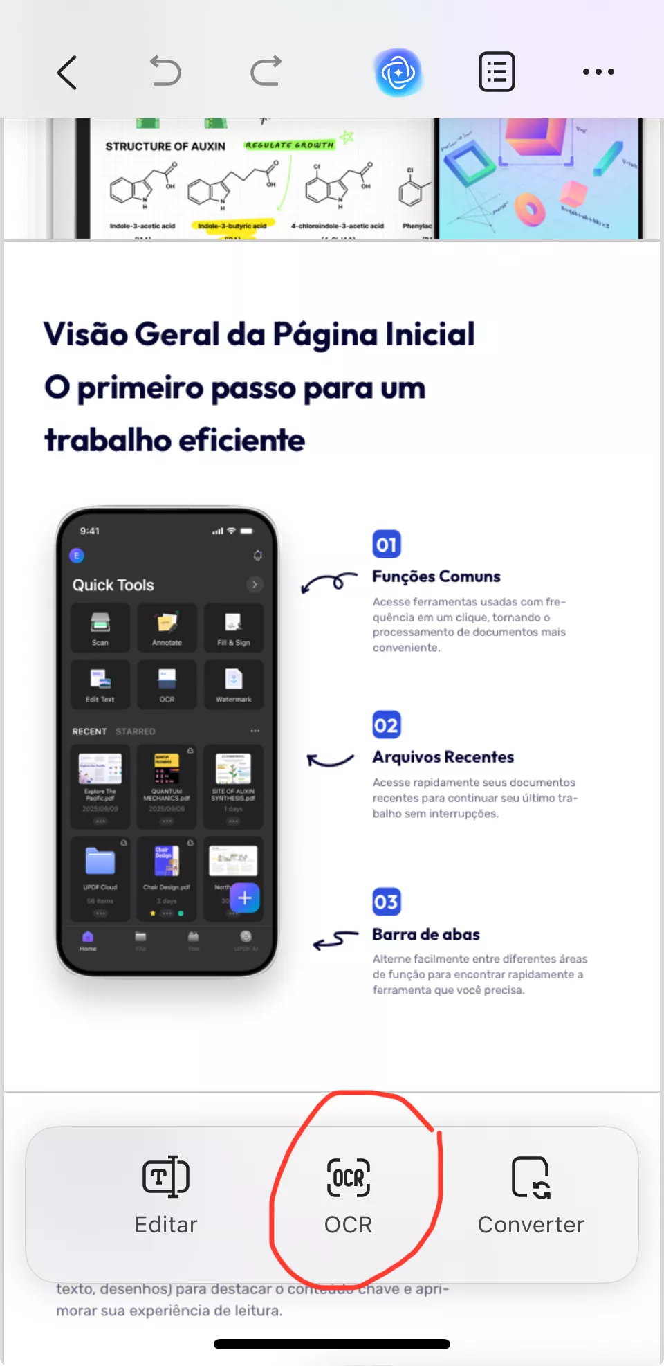 ocr arquivos