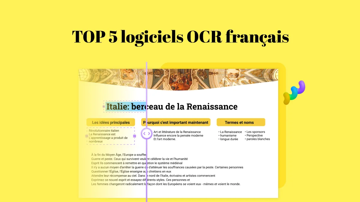 5 meilleurs logiciels OCR français (comparatif)