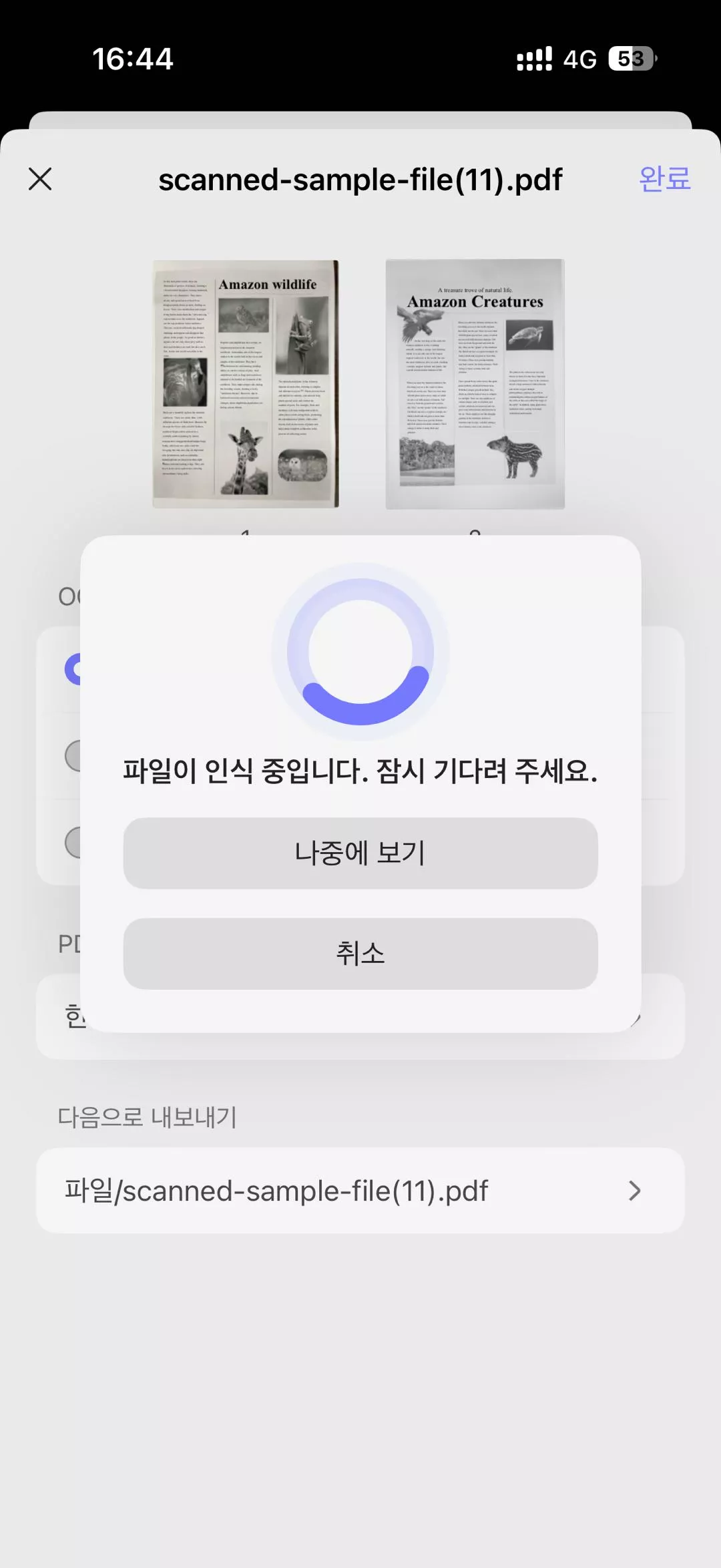 ocr 로딩