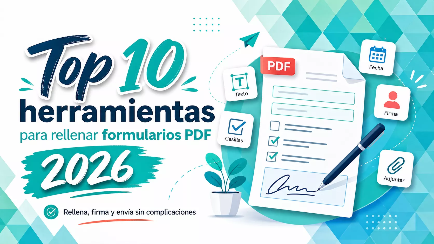Los 10 mejores editores para rellenar formularios PDF de forma sencilla en 2026