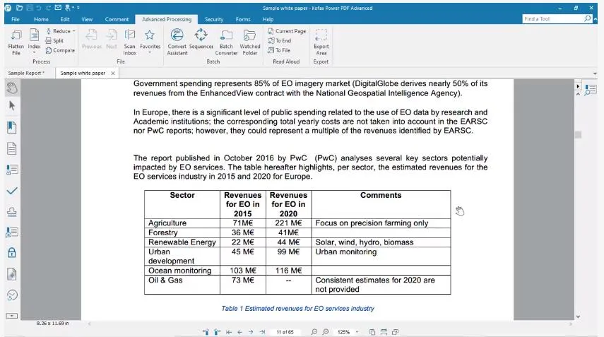 多個 pdf 到 excel 轉換器 Tungsten Automation