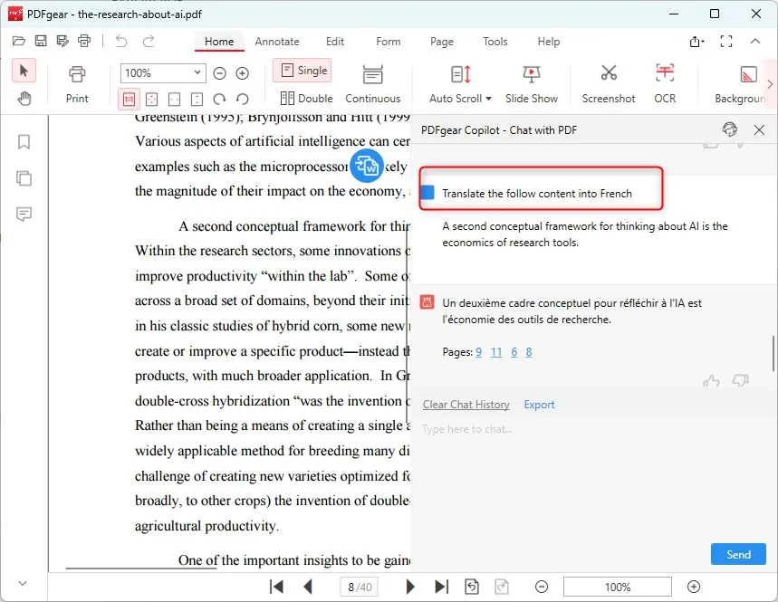 pdfgear ai vs updf ai pdfgear translate