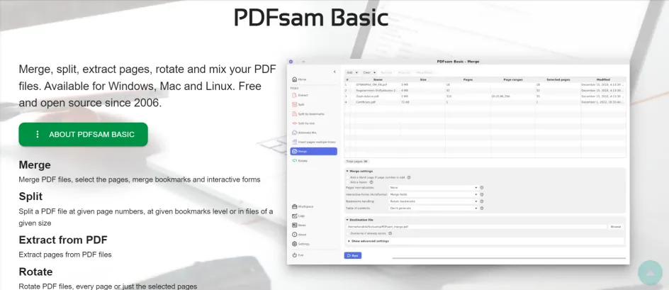 open source adobe acrobat  alternatives pdfsam