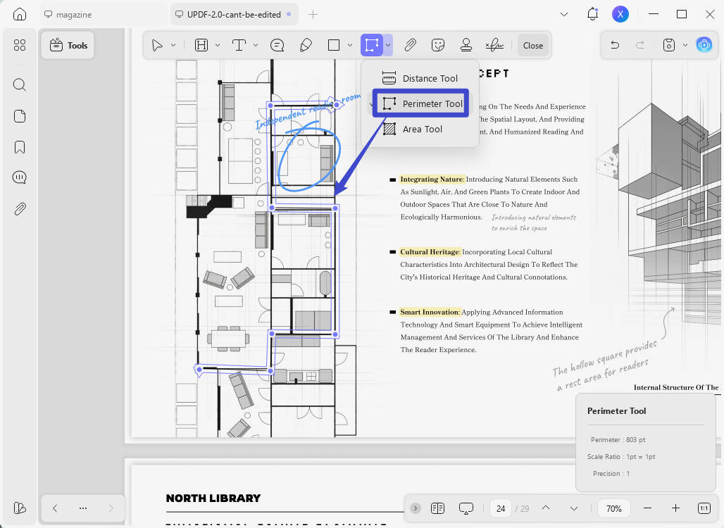 adobe acrobat ölçüm aracı updf çevre ölçümü