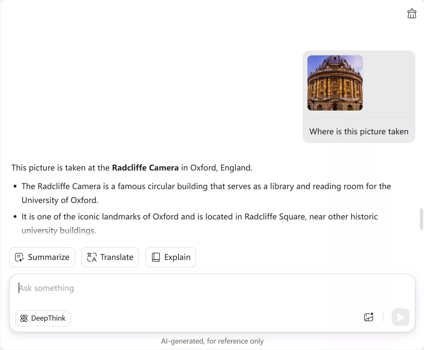 chat with image