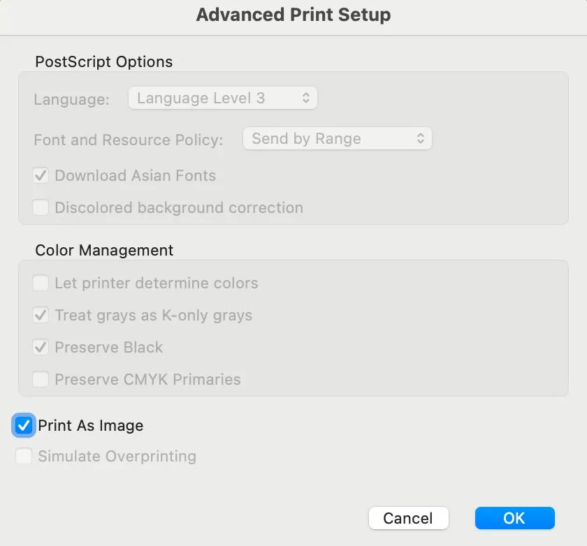 imprimer pdf en couleur